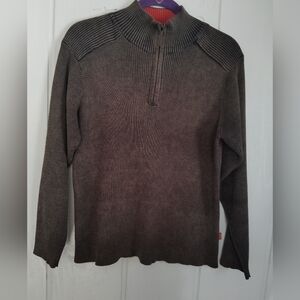 LIKE NEW!! Levi Strauss & Co. Ribbed Mineral Wash 1/4 Zip Up. Size S